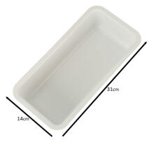 Ikonka Art.KX4470 Bread baking tray stamped 31cm x 14cm brown