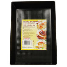 Ikonka Art.KX4465 Textured baking tray for baked goods 36cm x 24.5cm x 60cm black