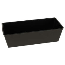 Ikonka Art.KX4464 Textured universal baking tray 25cm x 11cm x 7.5cm black