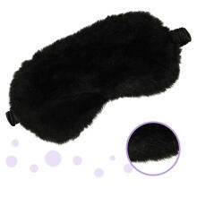 Ikonka Art.KX4436 Blindfold sleep mask black