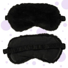 Ikonka Art.KX4436 Blindfold sleep mask black