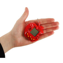 Ikonka Art.KX9721_5 Toy Tamagotchi electronic game apple red