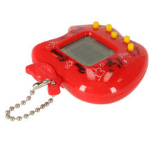 Ikonka Art.KX9721_5 Toy Tamagotchi electronic game apple red
