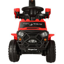 Ikonka Art.KX4412 Bezceļu auto stumšanas brauciens ar skaņu un gaismām sarkans