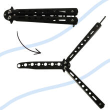Ikonka Art.KX4408 Blunt butterfly training knife
