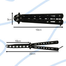 Ikonka Art.KX4408 Blunt butterfly training knife