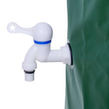 Ikonka Art.KX4979_1 Rainwater tank container with tap rainwater barrel collapsible 500 litres