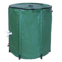 Ikonka Art.KX4979_1 Rainwater tank container with tap rainwater barrel collapsible 500 litres