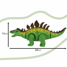 Ikonka Art.KX4401 Kaugjuhitav dinosaurus RC Stegosaurus kõnnib süttib ja möirgab