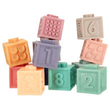 Ikonka Art.KX4393 Sensory soft educational balls blocks 15 elements
