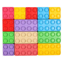 Ikonka Art.KX4385 Coloured bricks junior 60 pieces