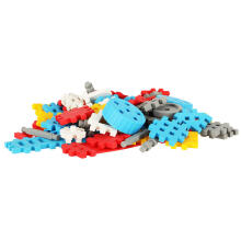 Ikonka Art.KX4384 Construction blocks mini waffle boy 70 pieces