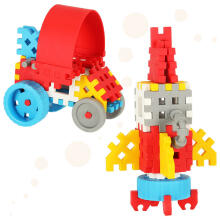 Ikonka Art.KX4384 Construction blocks mini waffle boy 70 pieces