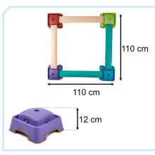 Ikonka Art.KX4380 Sensory balance beam for children obstacle course balance training