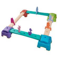 Ikonka Art.KX4380 Sensory balance beam for children obstacle course balance training