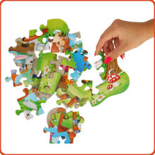 Ikonka Art.KX4376 CASTORLAND Puzzle 30 pieces A Deer and Friends - Forest Animals 4+