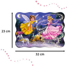 Ikonka Art.KX4375 CASTORLAND Puzzle 30 pieces Cinderella - Cinderella 4+