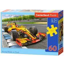 Ikonka Art.KX4372 CASTORLAND Puzzle 60 pieces Racing Bolide on Track - Racing Car 5+