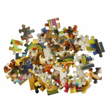 Ikonka Art.KX4370 CASTORLAND 70 gabaliņu puzle "Rotaļīgie mājdzīvnieki" - Smieklīgie dzīvnieki 5+