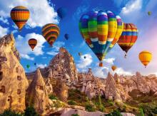 Ikonka Art.KX4363 CASTORLAND Puzzle 2000 elements Colorful Balloons Cappadocia - Balloons in Cappadocia 92x68cm