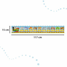 Ikonka Art.KX4360 CASTORLAND Izglītojoša vilciena puzle 13 gabaliņi - Puzles vilcienā 4+