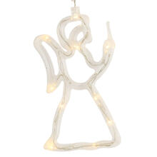 Ikonka Art.KX5246_4 LED pendant lights Christmas decoration angel 49cm 10 LEDs