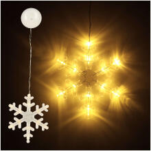 Ikonka Art.KX5246_5 LED pendant lights Christmas decoration snowflake 45cm 10 LEDs