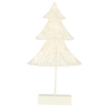 Ikonka Art.KX4353_1 Christmas tree standing decoration 39cm 10LED warm yellow battery powered