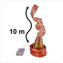 Ikonka Art.KX4352_2 Ribbon decorative LED strip 10m 100LED Christmas tree lights Christmas decoration multicolour with batteries