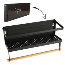 Ikonka Art.KX4345 Magnetic shelf for fridge spices kitchen towel 2in1
