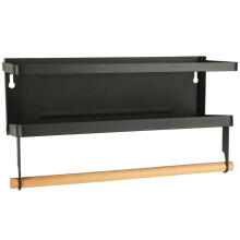 Ikonka Art.KX4345 Magnetic shelf for fridge spices kitchen towel 2in1