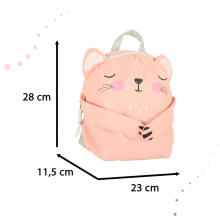 Ikonka Art.KX4312_1 Kindergarten school backpack kitty pink