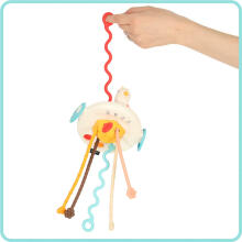 Ikonka Art.KX4310 Montessori sensory teether toy for babies swan
