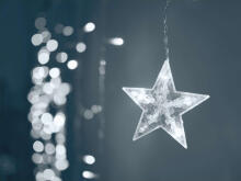 Ikonka Art.KX4280_1 LED star curtain lights 2.5m 138LED cold white