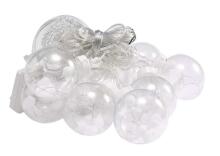 Ikonka Art.KX4278_1 LED lights curtain balls 3m 108LED multicolour remote control