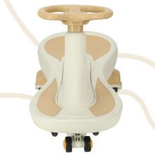 Ikonka Art.KX4220 Gravity roller coaster glowing LED wheels with music playing 76cm gold and white max 120kg