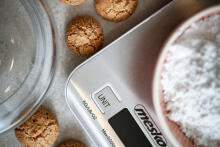 Ikonka Art.KX4197 Mesko MS 3169 white Kitchen scale - inox