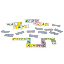 Ikonka Art.KX4165 ALEXANDER dinosaur dominoes educational game 4+