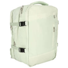 Ikonka Art.KX4109_1 Plecak podróżny na laptopa rozkładany 26-36L kabel USB pojemny wodoodporny zielony