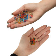 Ikonka Art.KX4086 Multicolour 250g 50,000pcs hydrogel flower gun beads. 7-8mm
