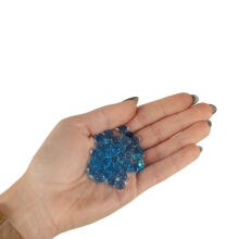 Ikonka Art.KX4085 Water gel hydrogel pellets for rifle gun blue 550pcs. 7-8mm