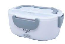 Ikonka Art.KX4077 Adler AD 4474 grey Heated food container lunch box set container separator spoon 1.1 L