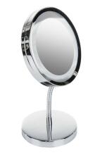 Ikonka Art.KX4035 Adler AD 2159 LED make-up mirror with illumination standing on cosmetic leg magnifying make-up mirror