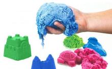 Ikonka Art.KX9568_8 Kinetic sand 1kg in a bag red