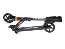 Ikonka Art.KX3980 GIMMIK CARI folding scooter 145mm wheels black