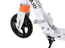 Ikonka Art.KX3980_1 GIMMIK CARI folding scooter 145mm wheels white