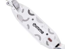 Ikonka Art.KX3978 GIMMIK AILO folding city scooter 200mm wheels shock absorber front rear white