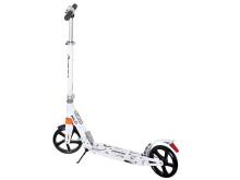 Ikonka Art.KX3978 GIMMIK AILO folding city scooter 200mm wheels shock absorber front rear white