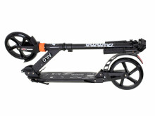 Ikonka Art.KX3978_1 GIMMIK AILO folding city scooter 200mm wheels shock absorber front rear black
