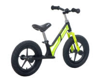 Ikonka Art.KX3976_1 GIMMIK Skriešanas velosipēds Leo 12" 3+ zaļš